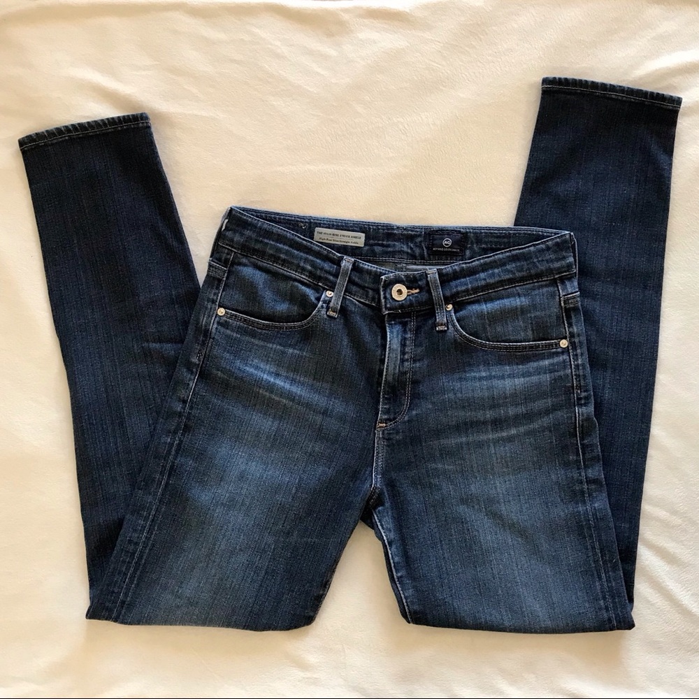 AG Anthropologie High-Rise Stevie Ankle Jeans
